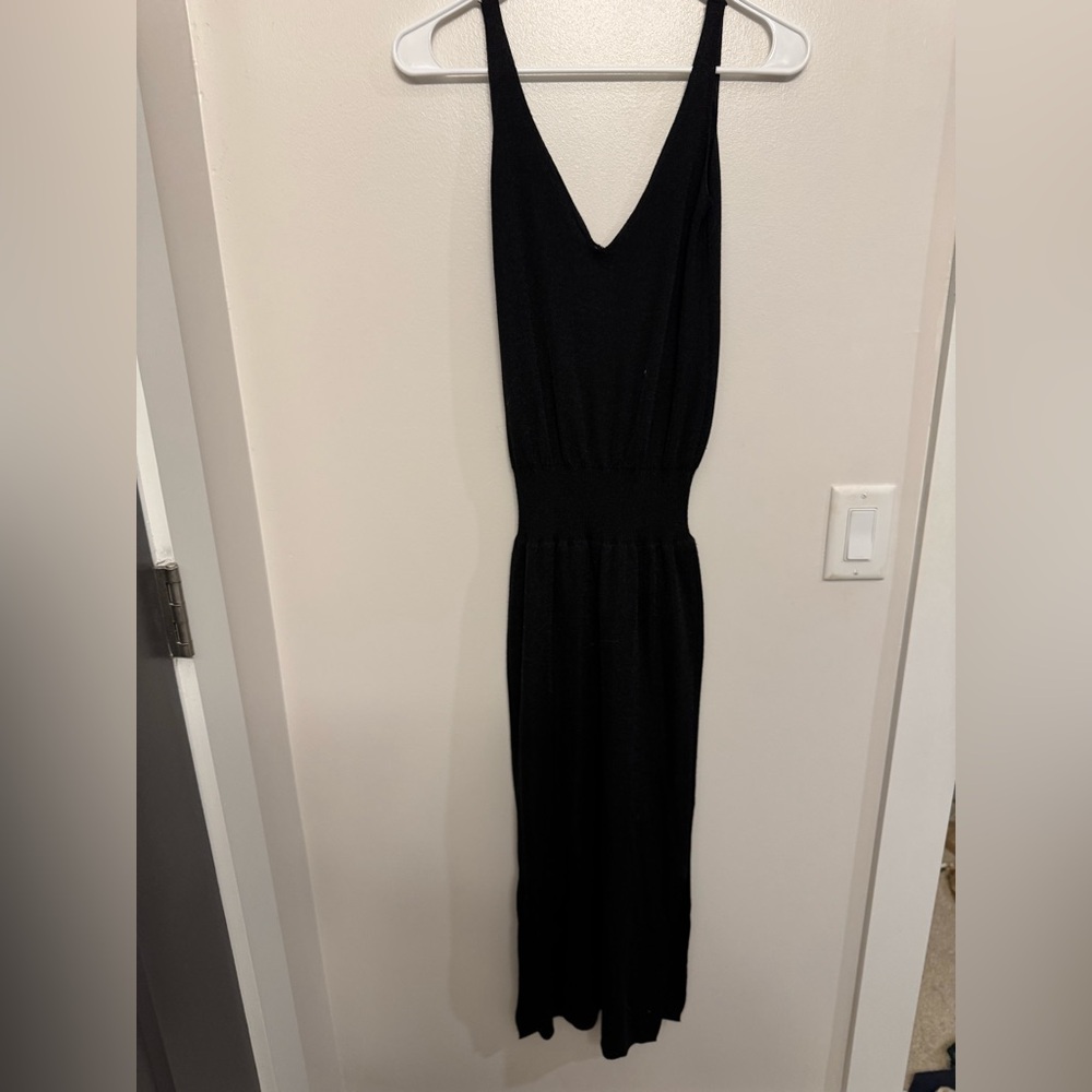Zara knit black dress